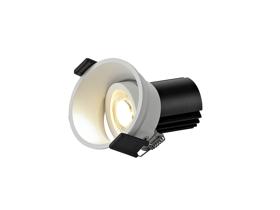 DM201728  Bania A 12 Powered by Tridonic  12W 4000K 1200lm 36° CRI>90 LED Engine, 350mA White Adjustable Recessed Spotlight, IP20